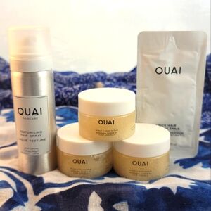 SOLD Ouai Texturizing Hairspray and Scalp Scrub bundle